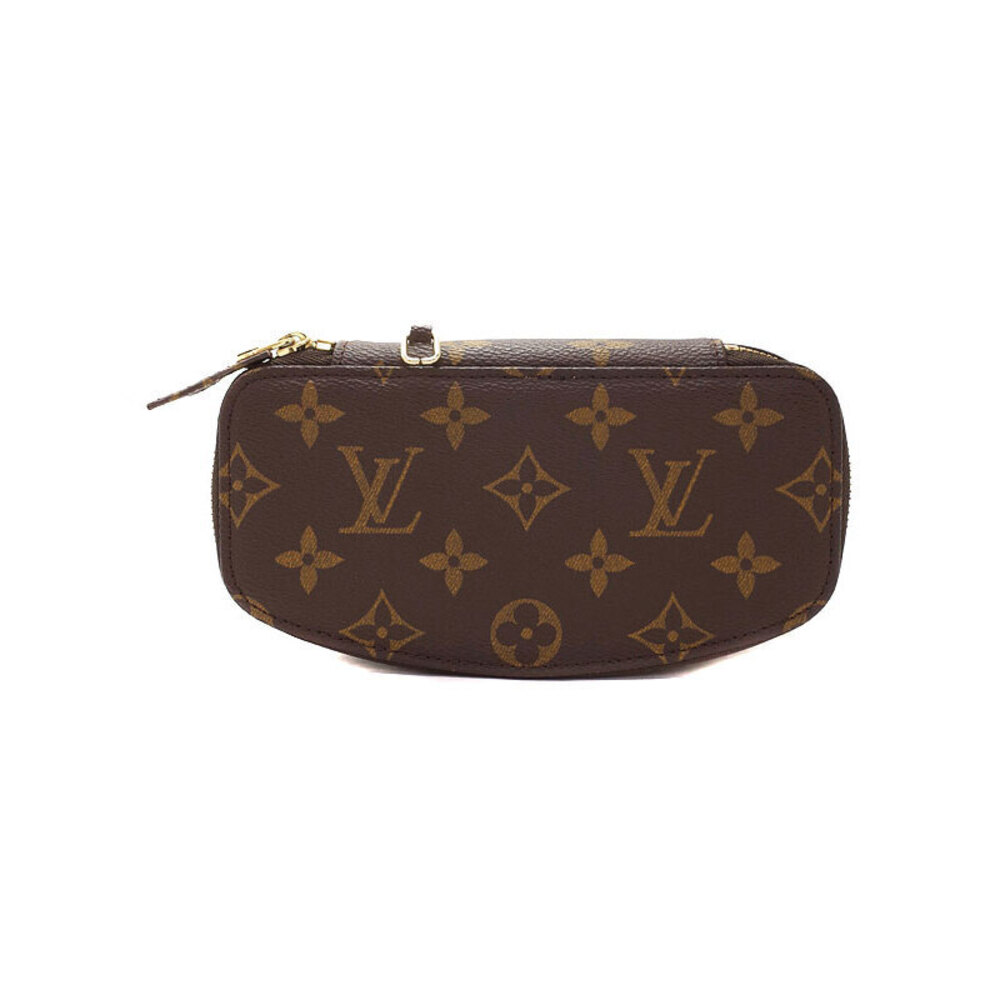 Louis Vuitton Monogram Leather Brown Poche Monte Carlo Accessory Pouch